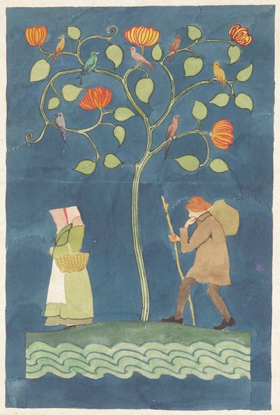 Peasants and the Flowering Tree by Charles Francis Annesley Voysey